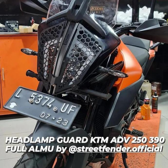 Cover Pelindung Lampu Headlamp Guard Street Fender KTM ADV 250 390