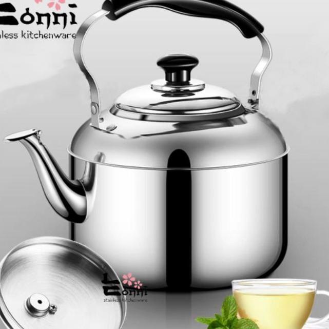 2/3/4/5/6 Liter Teko Air Minum Stainless Ceret Rebus Air Besar Kecil Impor Tebal Anti Karat Murah Ke