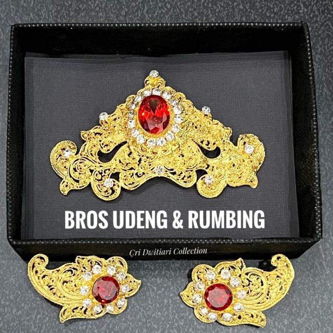 Rumbing/ Anting Dan Bros Udeng Pria Pengantin Bali