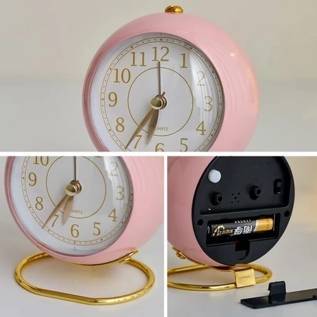 Carat Jam Alarm Minimalis Kreatif Jam Alarm Gaya Nordik Jam Alarm Meja Belajar Jam Alarm Gaya Retro 