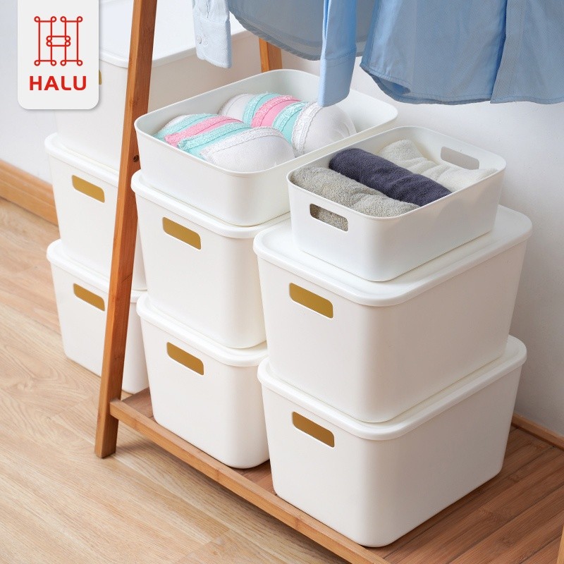Halu Kotak Penyimpanan Bin Pantry Serbaguna Keranjang Penyimpanan Storage Box Hsb170