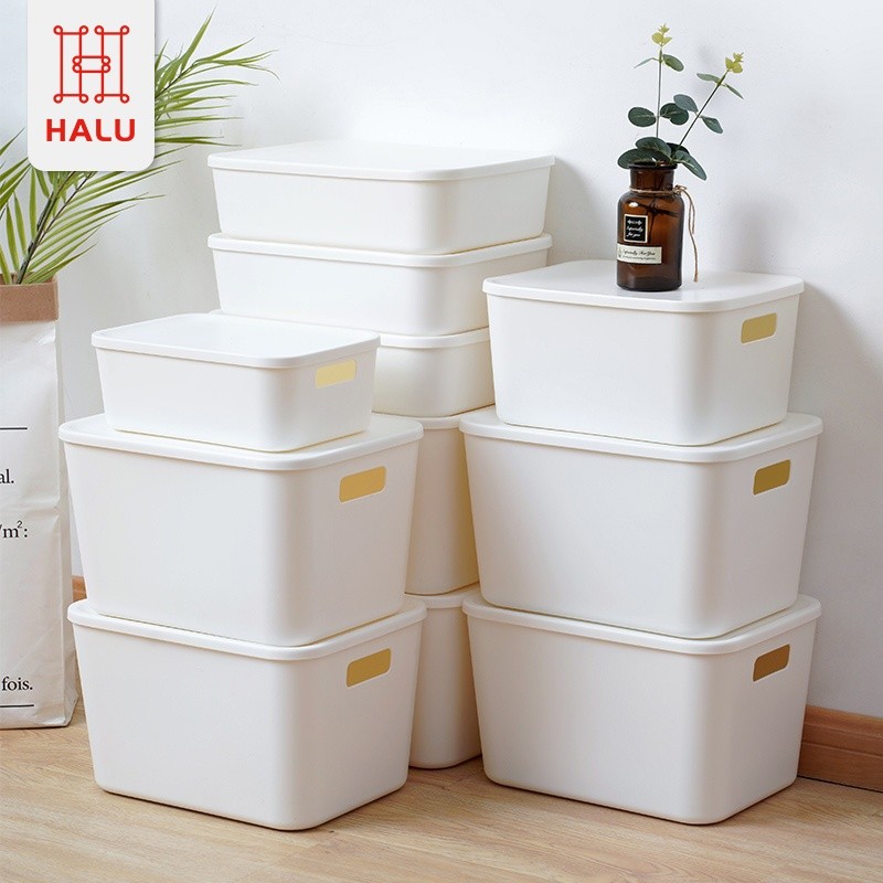 Halu Kotak Penyimpanan Bin Pantry Serbaguna Keranjang Penyimpanan Storage Box Hsb170