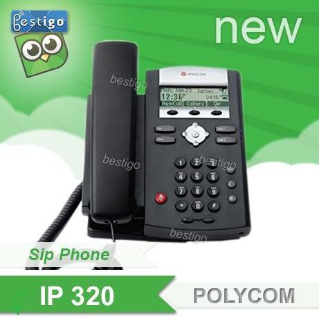 BEBAS ONGKIR - IP Phone Polycom tipe IP320 Telepon VoIP SIP