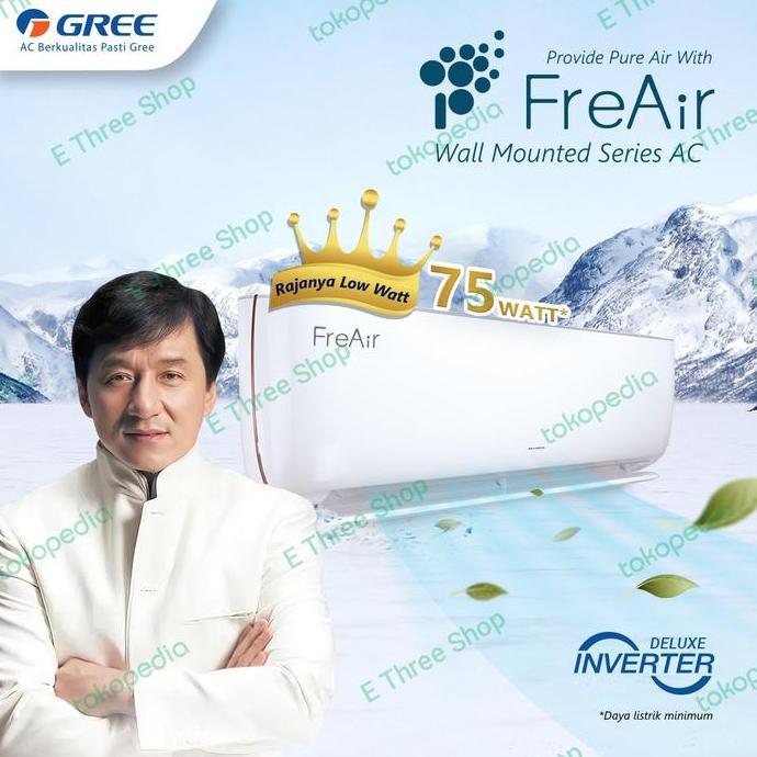 Gree GWC 09Freair Ac Deluxe Inverter 1 Pk W/Air Purifier - 09 Freair