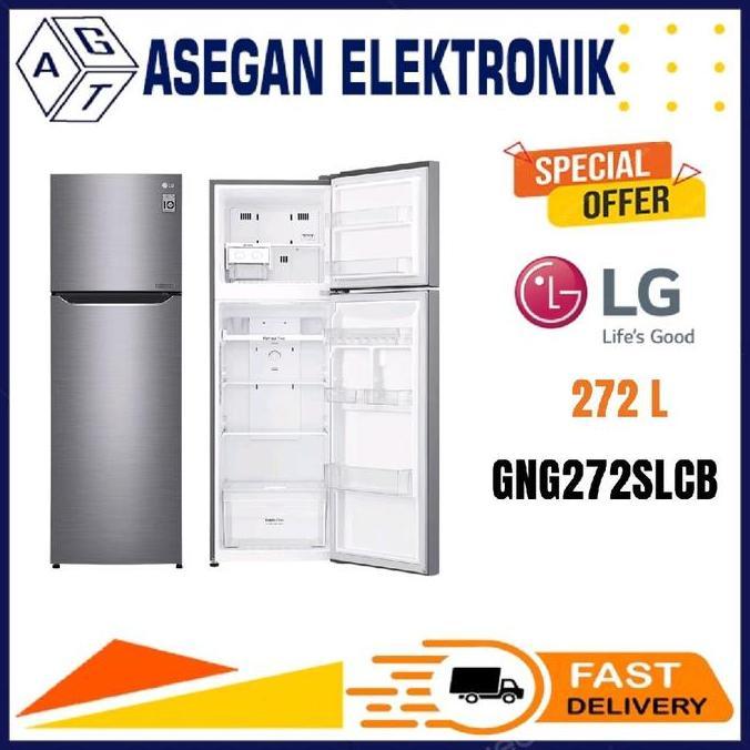 LG GN-G272SLCB KULKAS 2 PINTU GNG272SLCB GNG272 GN-G272 272SLCB