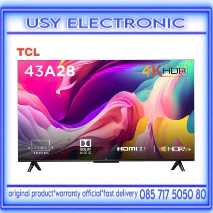 TCL LED SMART GOOGLE TV 4K UHD 50 INCH TCL 50A28 50 - A28