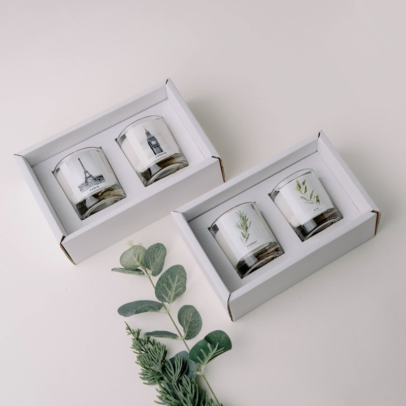 Giftset 2 Scented Candle By Madame Berdin | Hampers Lilin Aromaterapi | Wedding Gift | Kado Sempro |