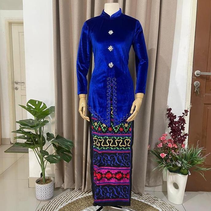 Kebaya Luna Bludru Kebaya Jawa Kondangan Pesta Setelan