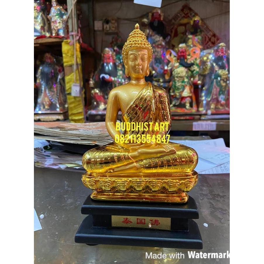 TERLARIS - Patung Buddha theravada sakyamuni buddha 8 inch