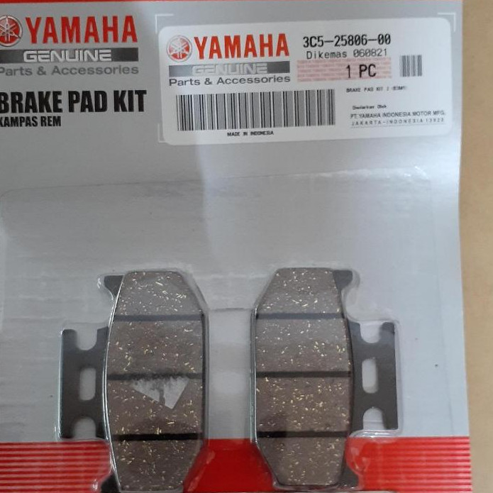 Kampas Rem Belakang WR 155 / Brake Pad Kit / 3C5-25806-00