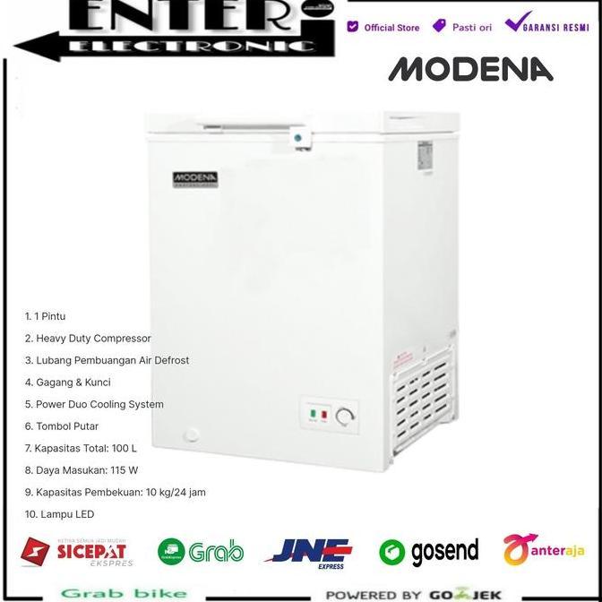 MODENA MD0107 - CHEST FREEZER BOX MODENA 100 LITER MD 0106 W / MD 0107