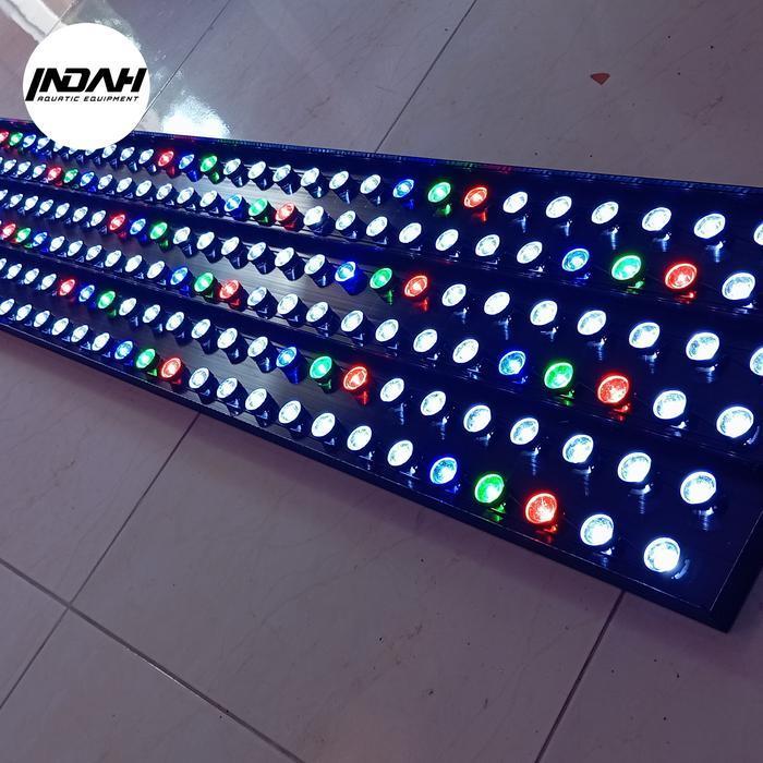 lampu aquascape custom led hpl 200cm 200watt full lensa