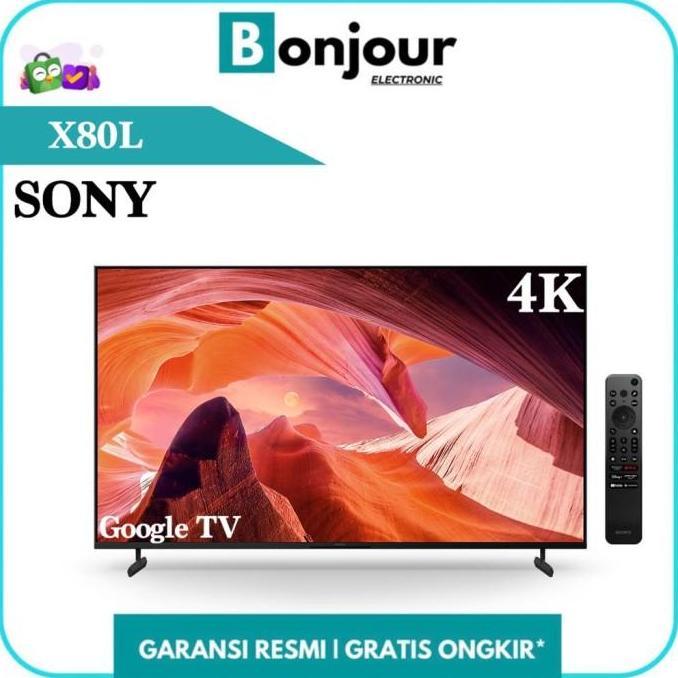 LED TV Sony 65 Inch 65X80L 4K Google TV Sony KD-65X80L 4K Ultra HD HDR