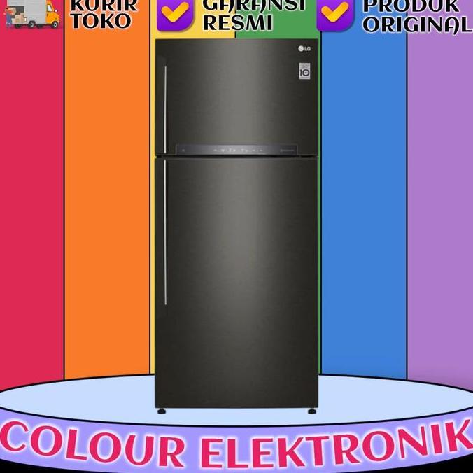 LG GN-H452HXHN | KULKAS 2 PINTU LG INVERTER LINEAR 437L | GNH452HXHN