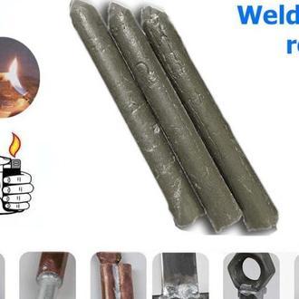 Dxtoko 120 Pcs Batang Las Timah Bakar Korek Api Tambal Timah Bakar Stik Lilin Solder Suhu Rendah Kaw