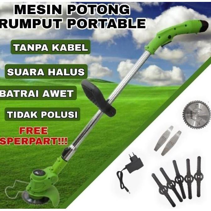 BIBULAS SIOV MESIN POTONG RUMPUT MESIN RUMPUT BATERAI