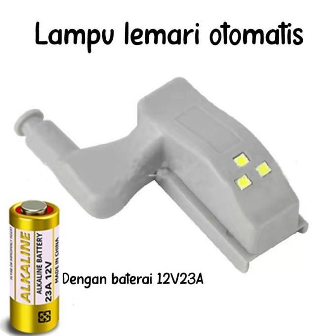 PONETTIA Lampu + baterai lamp otomatis LED Engsel Kabinet pintu / Lemari Lamp hinge Deadlock Gesper 
