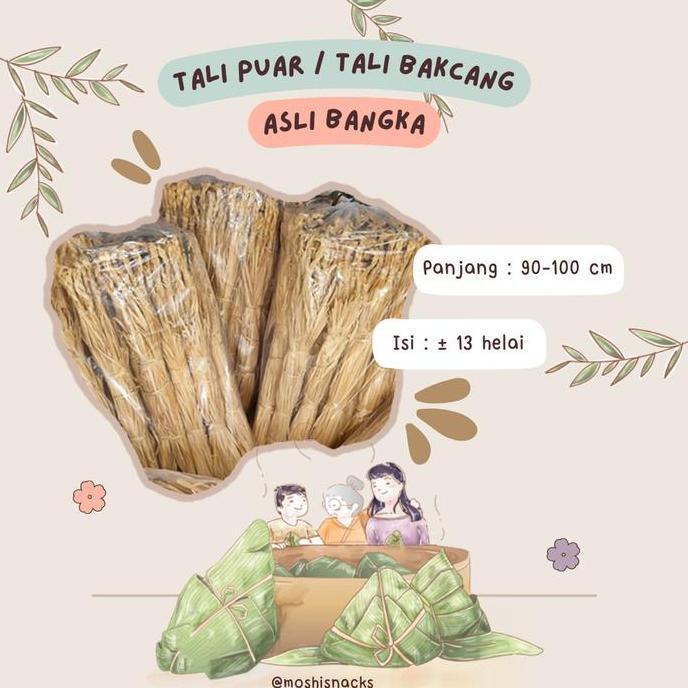 terlaris tali bacang per ikat / tali puar bakcang kwecang / tali nyukcung asli bangka