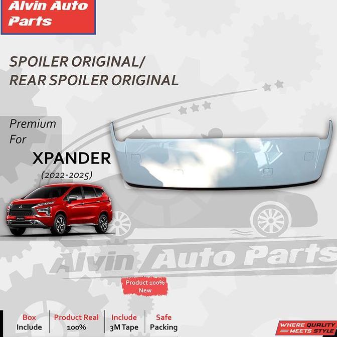 SPOILER XPANDER FACELIFT ORIGINAL /REAR SPOILER XPANDER 2022-2025 ORI/SPOILER BELAKANG XPANDER 2025 