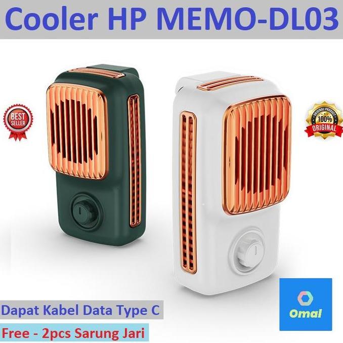 Memo DL-03 Fun Cooler Fan Cooling Radiator HP Pendingin DL03 Peltier Handphone Kipas