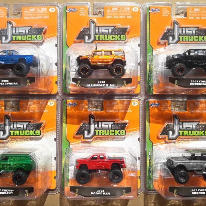 JADA JUST TRUCKS WAVE 2 COMPLETE SET - HUMMER. TUNDRA. BRONCO. dll