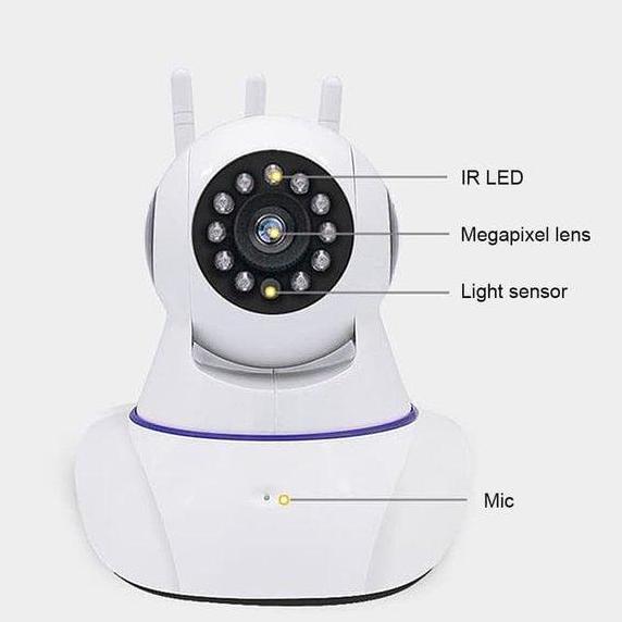 Ploratore- Cctv Camera Wifi 3 Antena Ip Camera Yoosee Kamera Cctv Ip Cam Yoosee