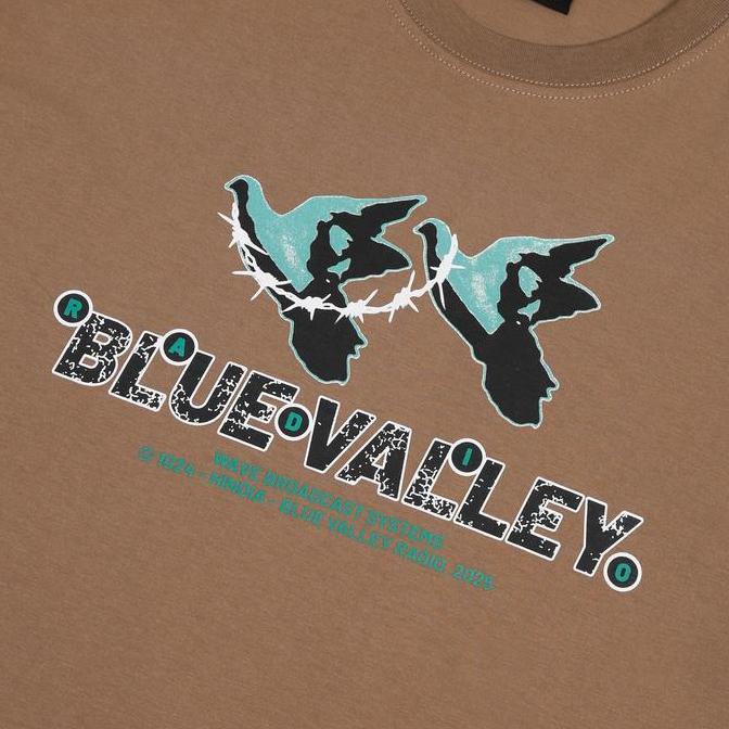Hindia - Blue Valley Radio - T-shirt - Brown