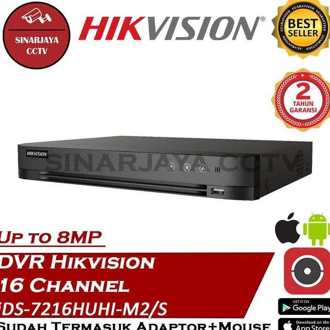 Ploratore- Dvr 16Chanel Hikvision Ds-7216Huhi-K2/S(3Mp-5Mp)