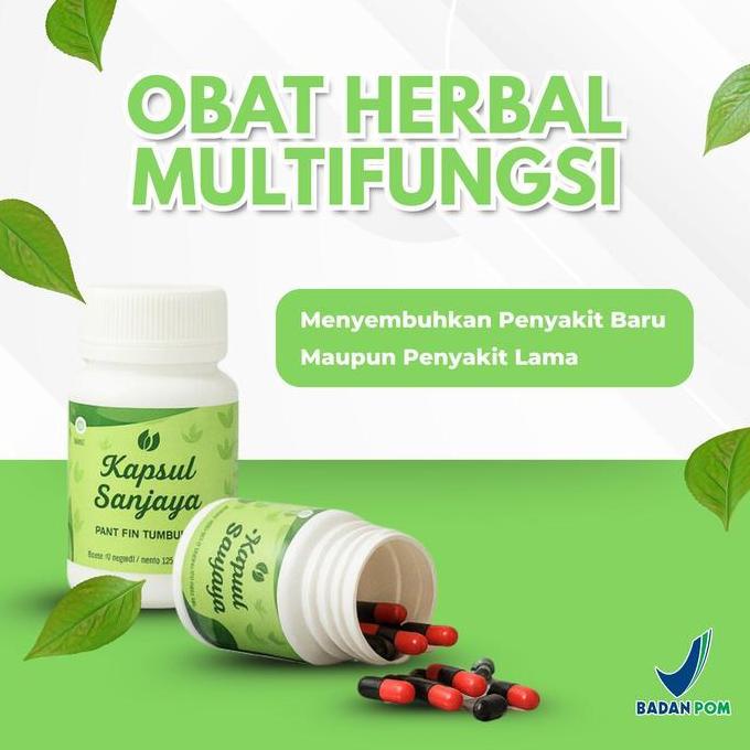 Sanjaya Herbal 28 Kapsul - Membantu meredakan Pegal Linu & Nyeri Sendi | Bisa