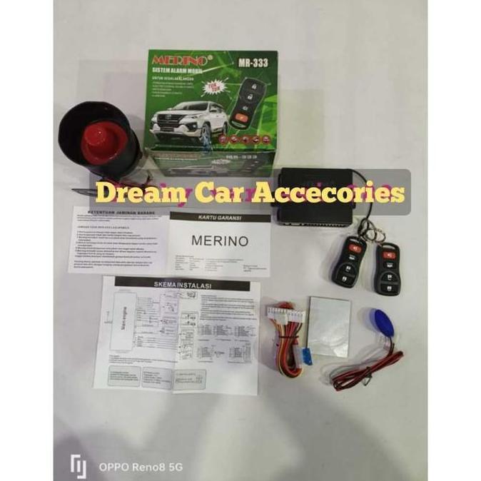 Alarm Mobil Universal Remote Control Model Fortuner Vrz Hemat