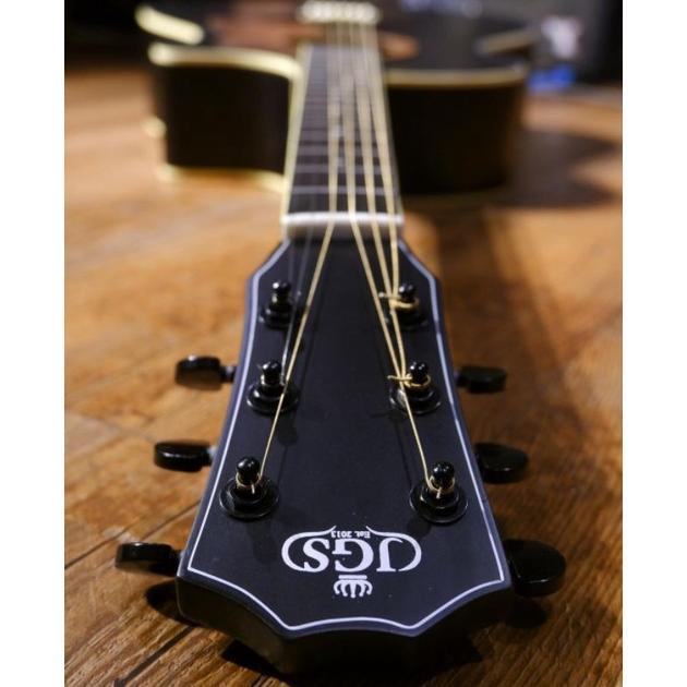 SYERLISUPPLY GITAR AKUSTIK / AKUSTIK ELEKTRIK JGS GUITAR TR-01 BK (HITAM DOFF) PREMIUM