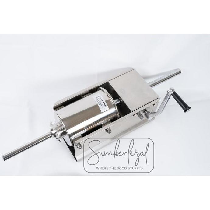 TERLARIS CETAKAN SOSIS FILLER MANUAL STAINLESS 3L-MF300V