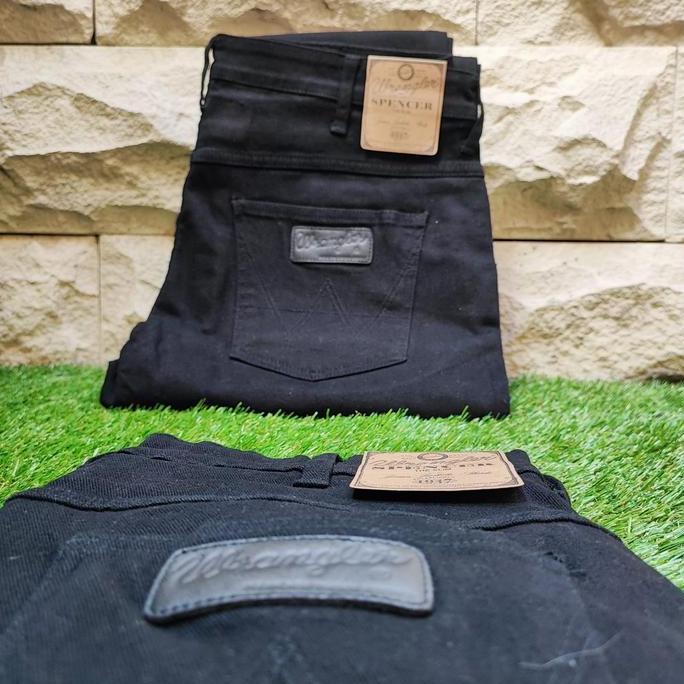 Wrangler LONG PANTS Slim SPENCER 10A21 - BLACK