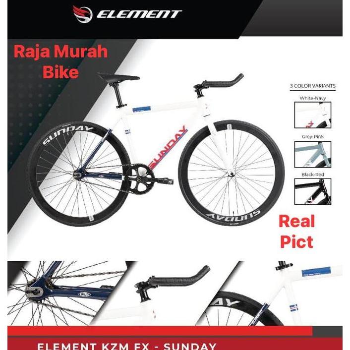 Sepeda Pixie Element Sunday KZM Sepeda Element Pixie Element KZM Sunday 700c Frame Alloy