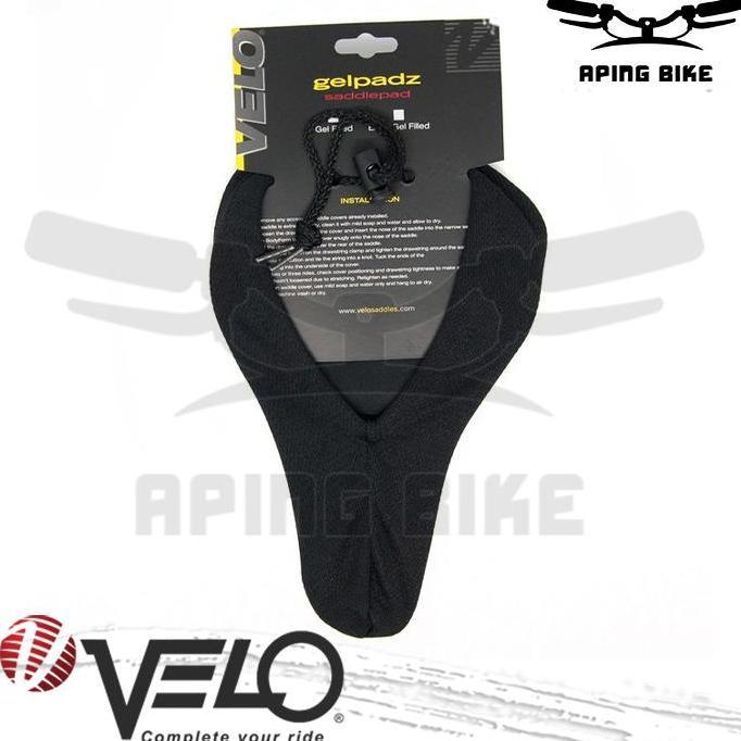 Cover Saddle Velo GEL Tech Sarung Jok Sepeda Tutup Sadel Gel MTB Roadbike Lipat Gravel
