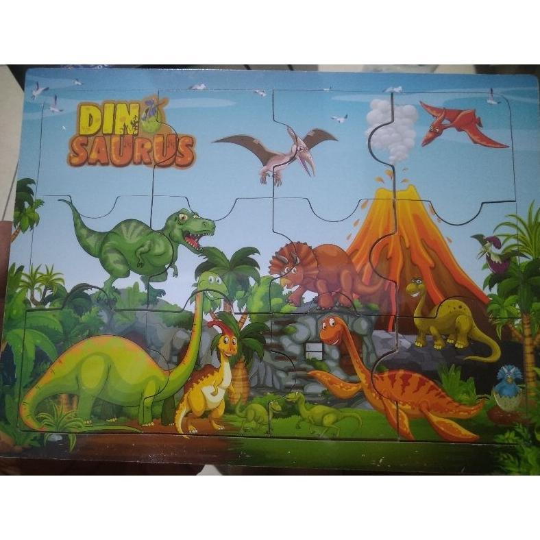 BIG PROMO Puzzle kayu bongkar pasang mainan edukasi anak abjad angka huruf Hijaiyah dan tema lainnya