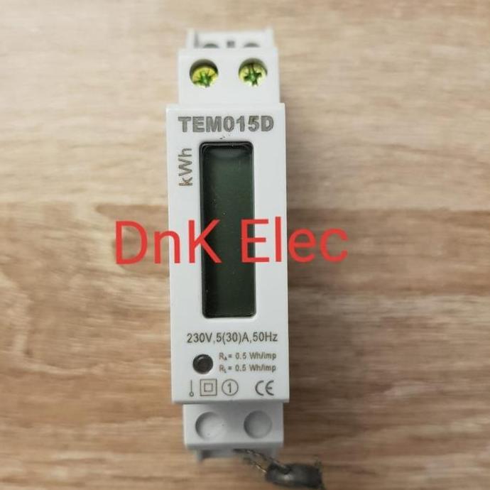 Kwh meter 1phase merk Thera type TEM015-D4250 Lcd (digital)