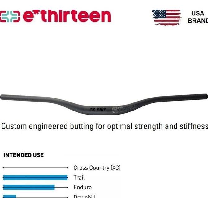 E*THIRTEEN BASE 35 MTB Alloy Handlebar Setang Sepeda MTB E13 ETHIRTEEN E THIRTEEN E-THIRTEEN