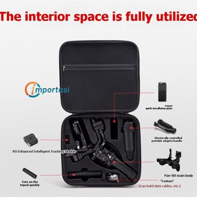 TERLARIS TAS STORAGE BAG FOR DJI RONIN RS 5 COMBO STABILIZER GIMBAL CARRYING HARD CASE