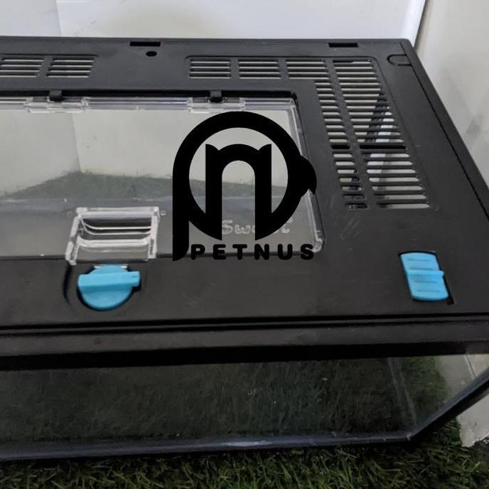 Aquarium Nikita Pendek M + Tutup - Aquarium/terrarium reptil/hamster/ikan kokoh dan murah PM