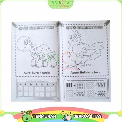 HOT DEALS Paket Mewarnai 10 Buku Mewarnai Anak dan Crayon dan Pensil Warna