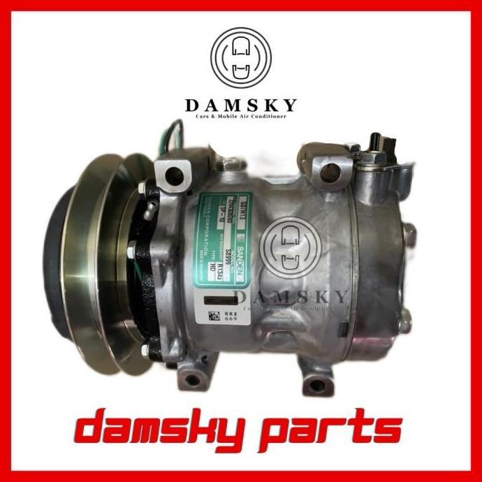 HARGA DISC - Kompresor Compressor AC Mobil Alat Berat SD7H13 24v SANDEN ASLI