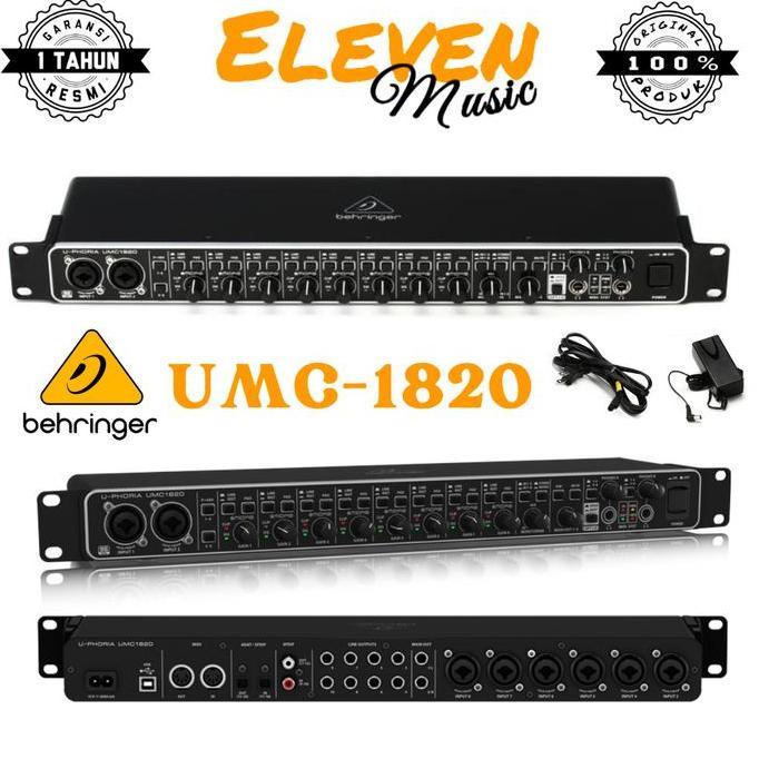 behringer umc1820 umc-1820 umc 1820 soundcard