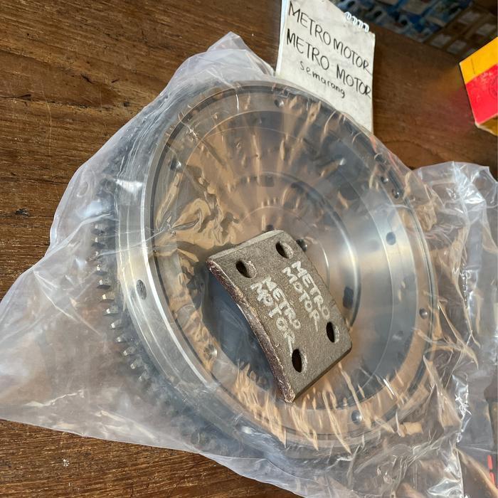 RODA GILA GIGI GENDENG FLY WHEEL MITSUBISHI COLT T120 LAMA ORIGINAL DAN TERPERCAYA