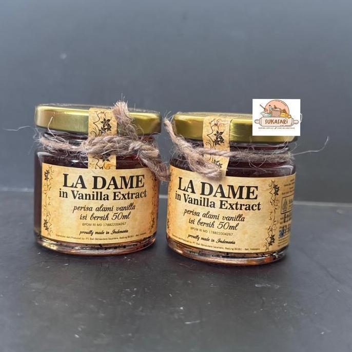 NEW LA DAME VANILLA EXTRACT 50 ML PERISA ALAMI VANILLA VANILLI EXTRACT HALAL ORI