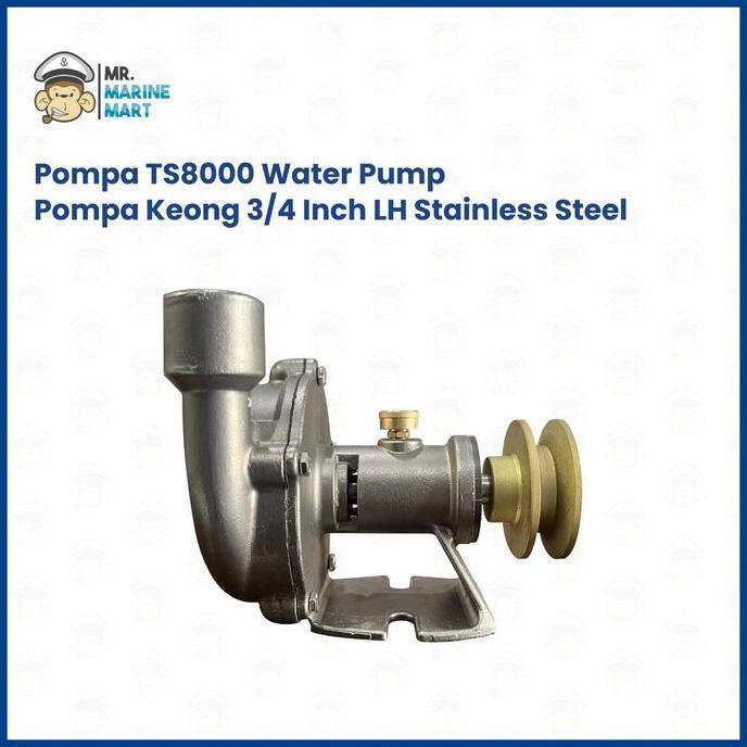 TERBARU - POMPA PC8000 WATER PUMP PC8000 3/4 INCH LH POMPA KEONG STAINLESS STEEL