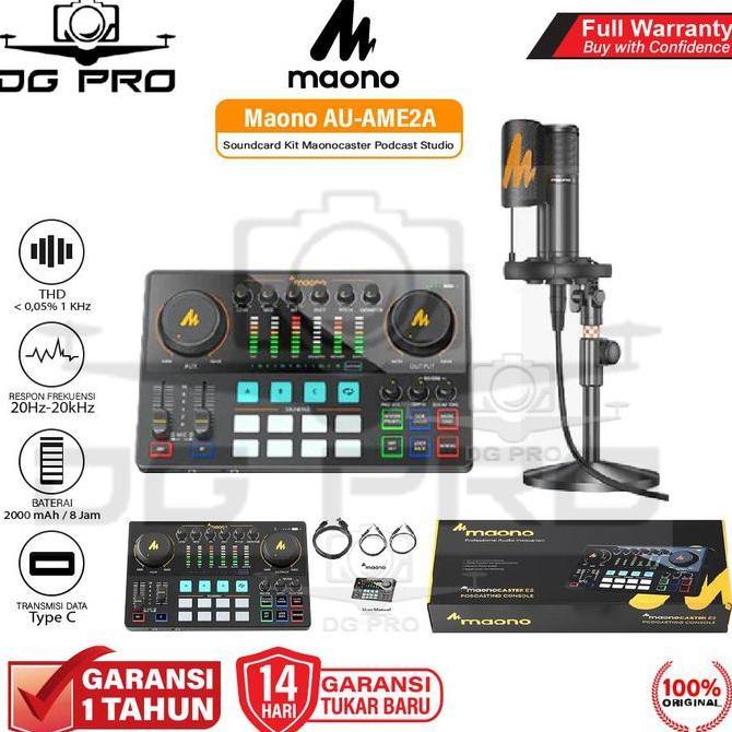 Maono AU-AME2A / MAONO AME2 Soundcard Kit Maonocaster Podcast Studio Original