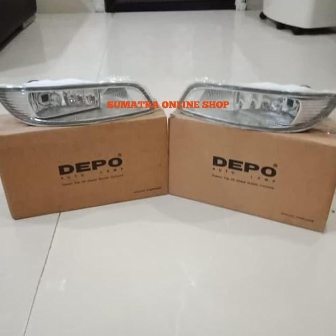TERMURAH - Fog lamp lampu kabut palang kijang kapsul 2003 7k kanan+kiri depo asli