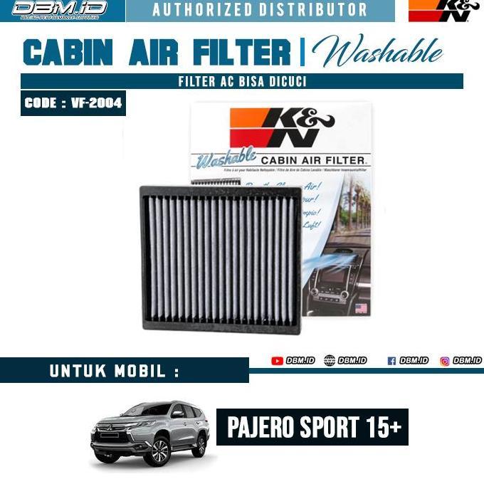 NEW Filter Cabin AC K&N KNN KN Washable Pajero Sport 2015+ VF-2004