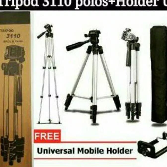 SUBANIKH tripod 1 meter universal tongsis tripod 1 meter + holder U
